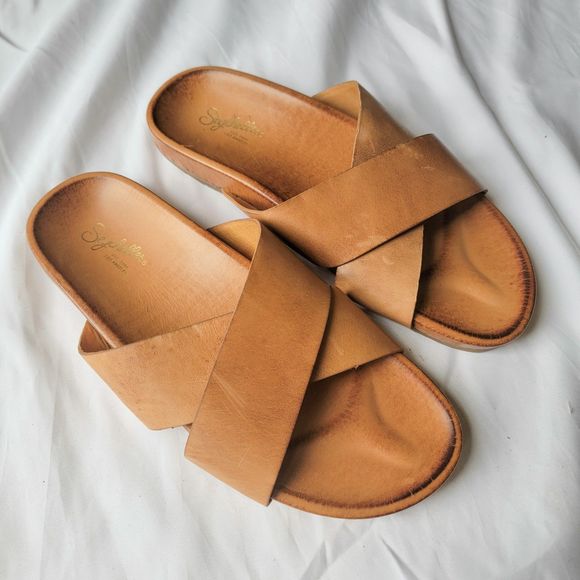 Seychelles Shoes - Seychelles Lighthearted Slide Sandal Leather Women's 9